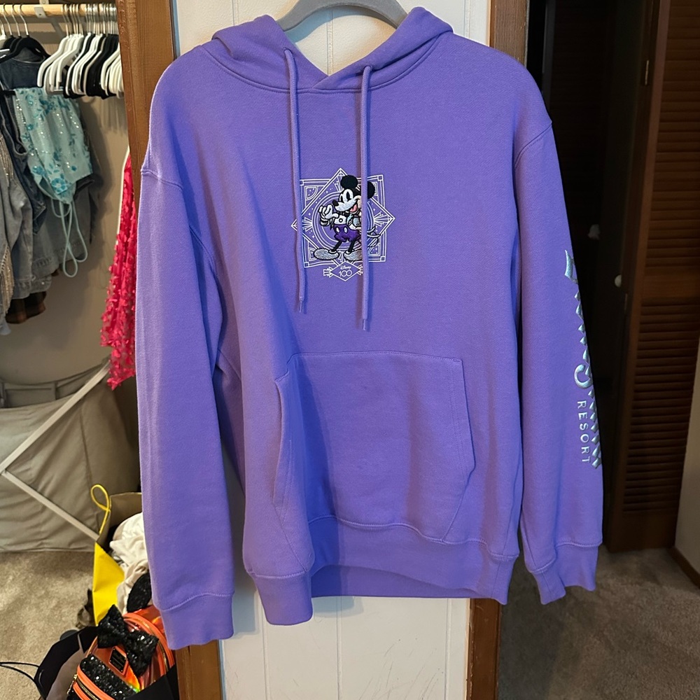 Disney Purple Hoodie with Graphic Design